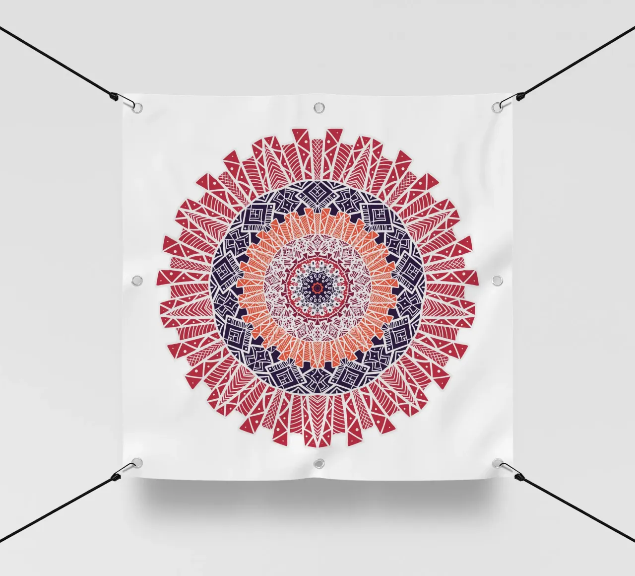 Mandala colorato telo in pvc da Spiritual Touch