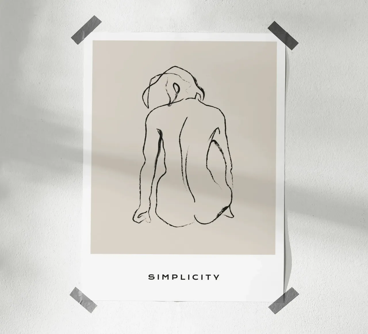 Simplicity No 01 poster da treechild