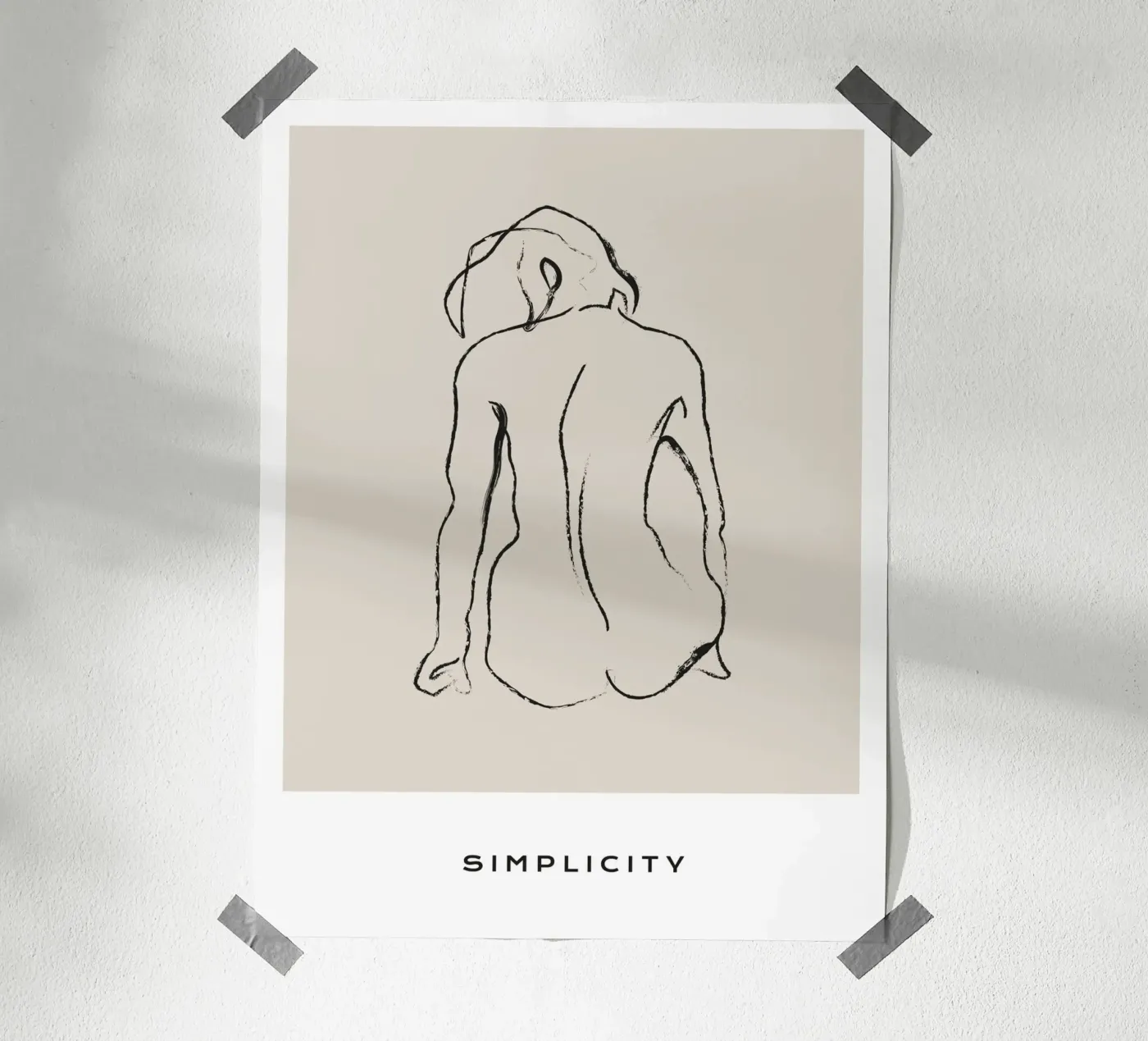Simplicity No 01 poster da treechild