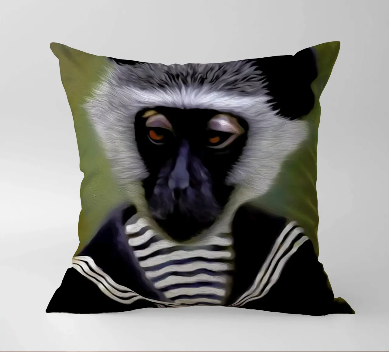 The Sad Monkey cuscino da Tein Lucasson