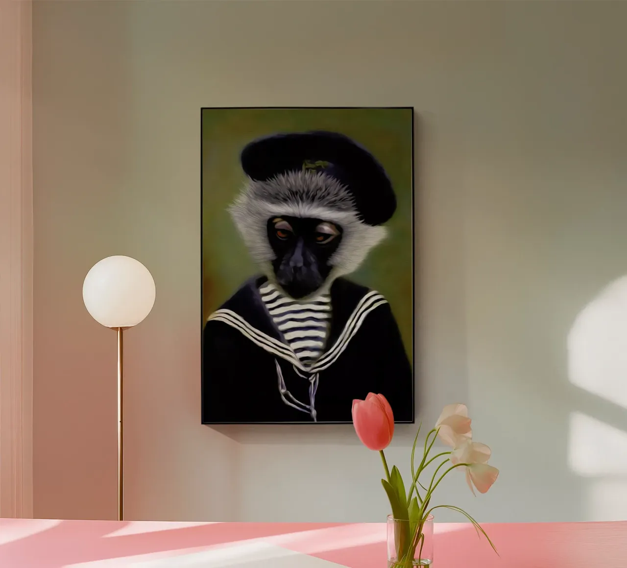 The Sad Monkey plexiglass da Tein Lucasson