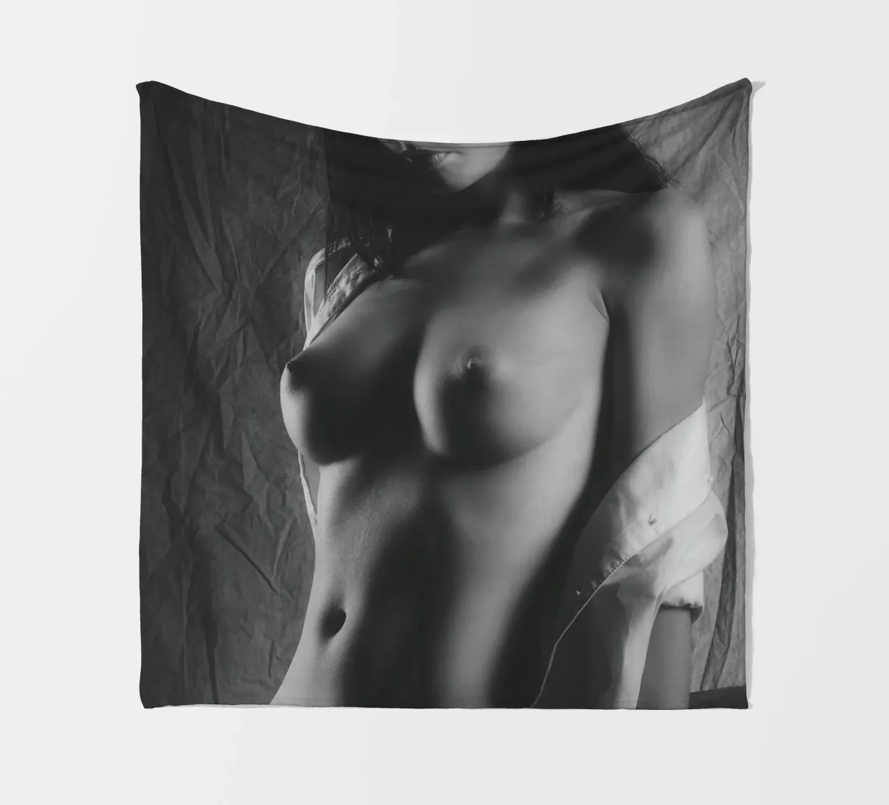 Ella Seated fleece blanket by Dave Hare Photography