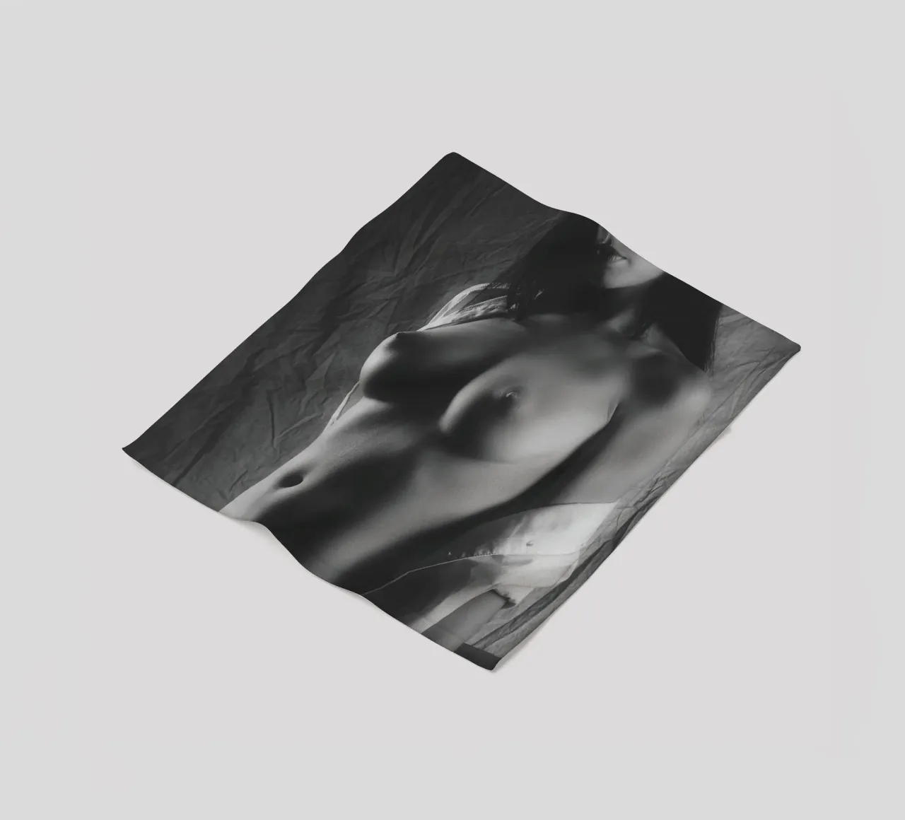 Ella Seated fleece blanket by Dave Hare Photography