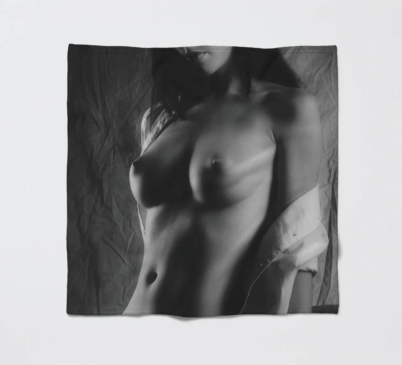 Ella Seated fleece blanket by Dave Hare Photography