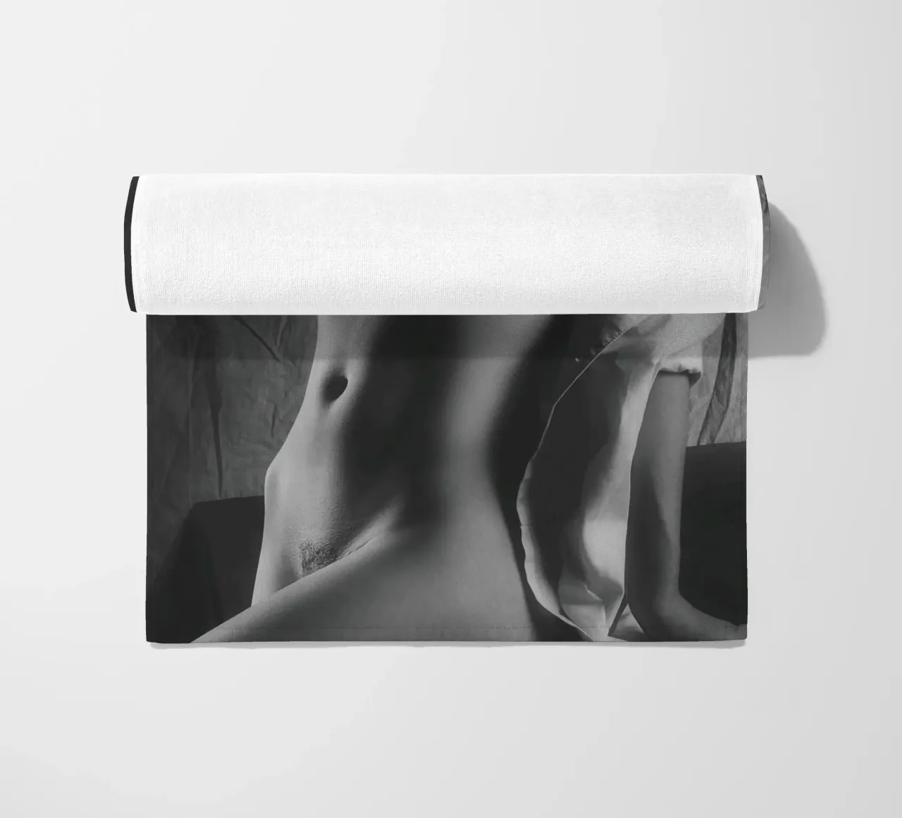 Ella Seated beach towel by Dave Hare Photography