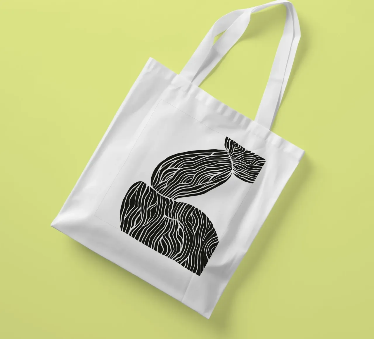 Organic Flow No 01 borsa in juta da treechild