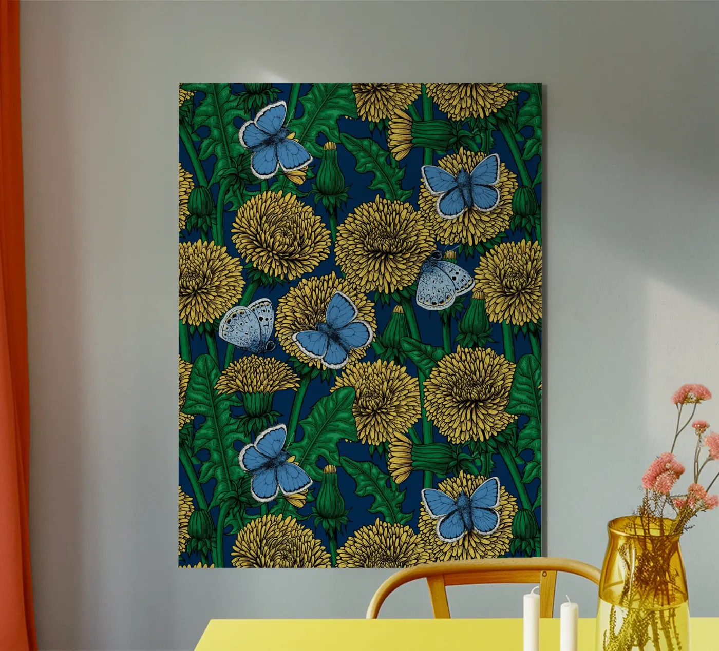 Tarassaco pannello forex da Painted Nature