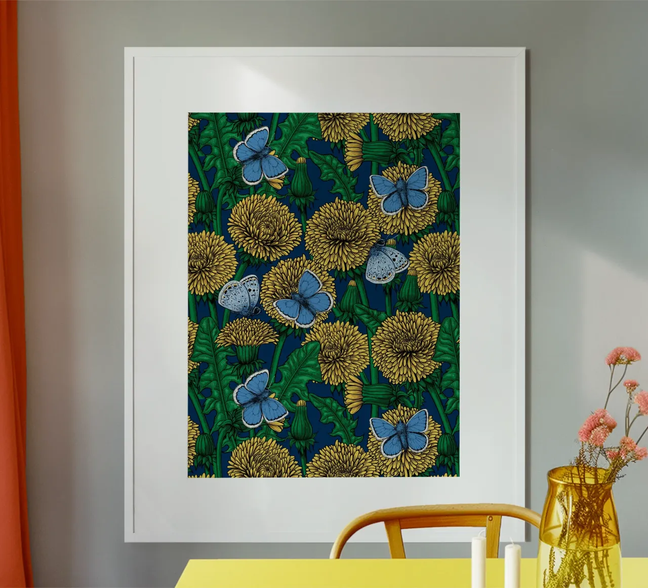 Tarassaco poster da Painted Nature