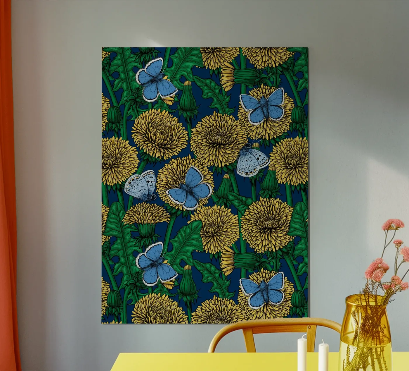 Dandelion medow poster da Painted Nature
