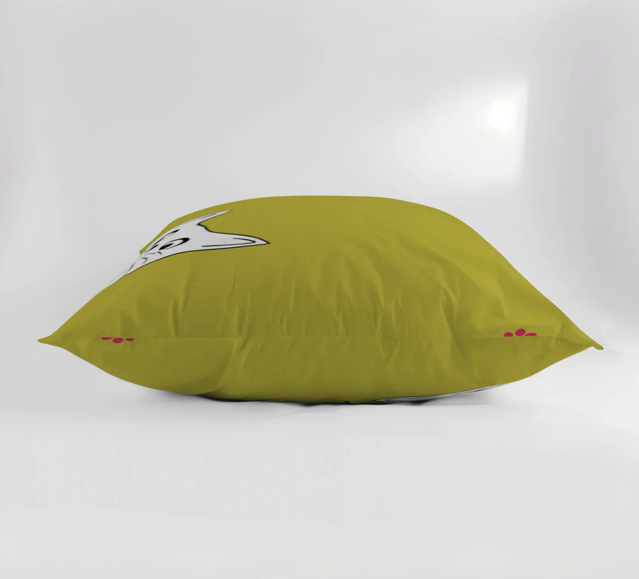 Gatto bianco Ii cuscino da catsforyou