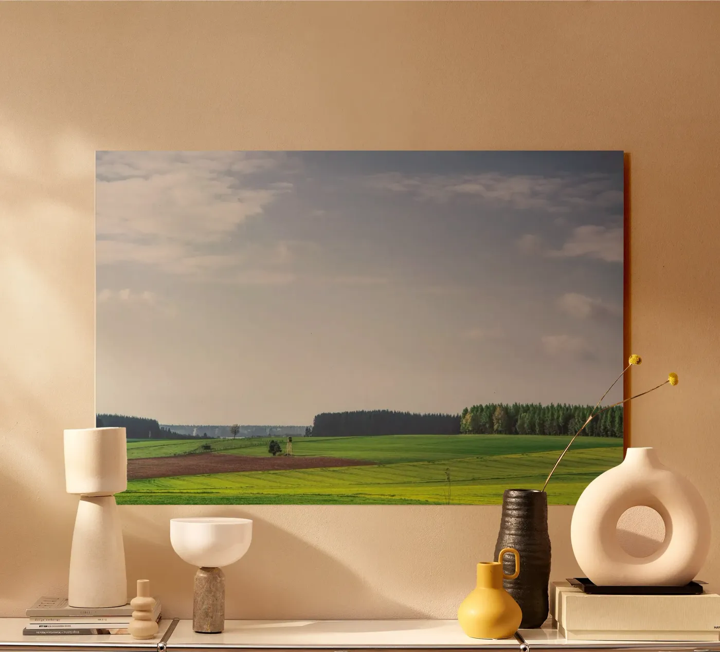 Spring Greens acrylic glass by Nur Mut