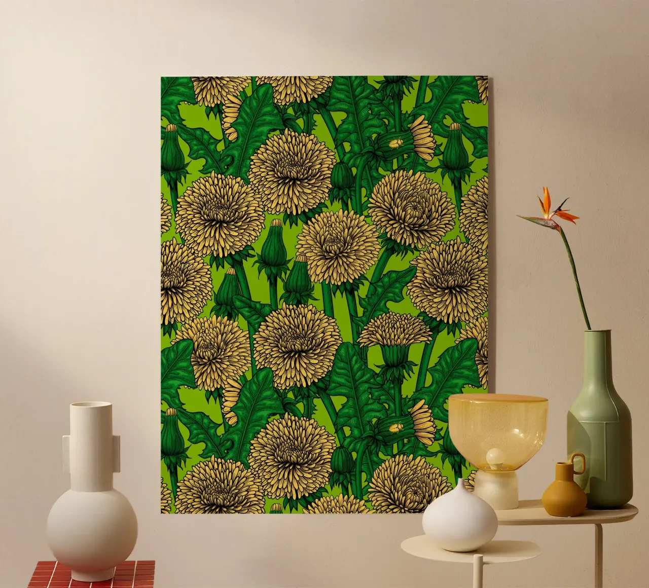 Denti di leone plexiglass da Painted Nature