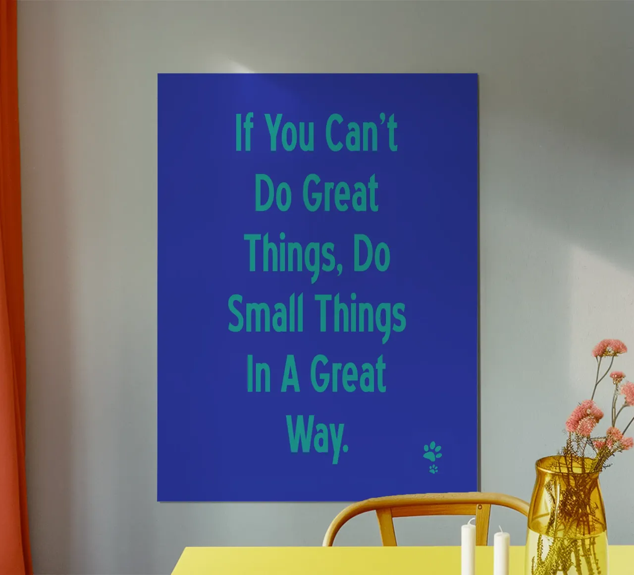 If You Can'T Do Great Things Small, Do Small Things In A Gre hahnemühle by catsforyou