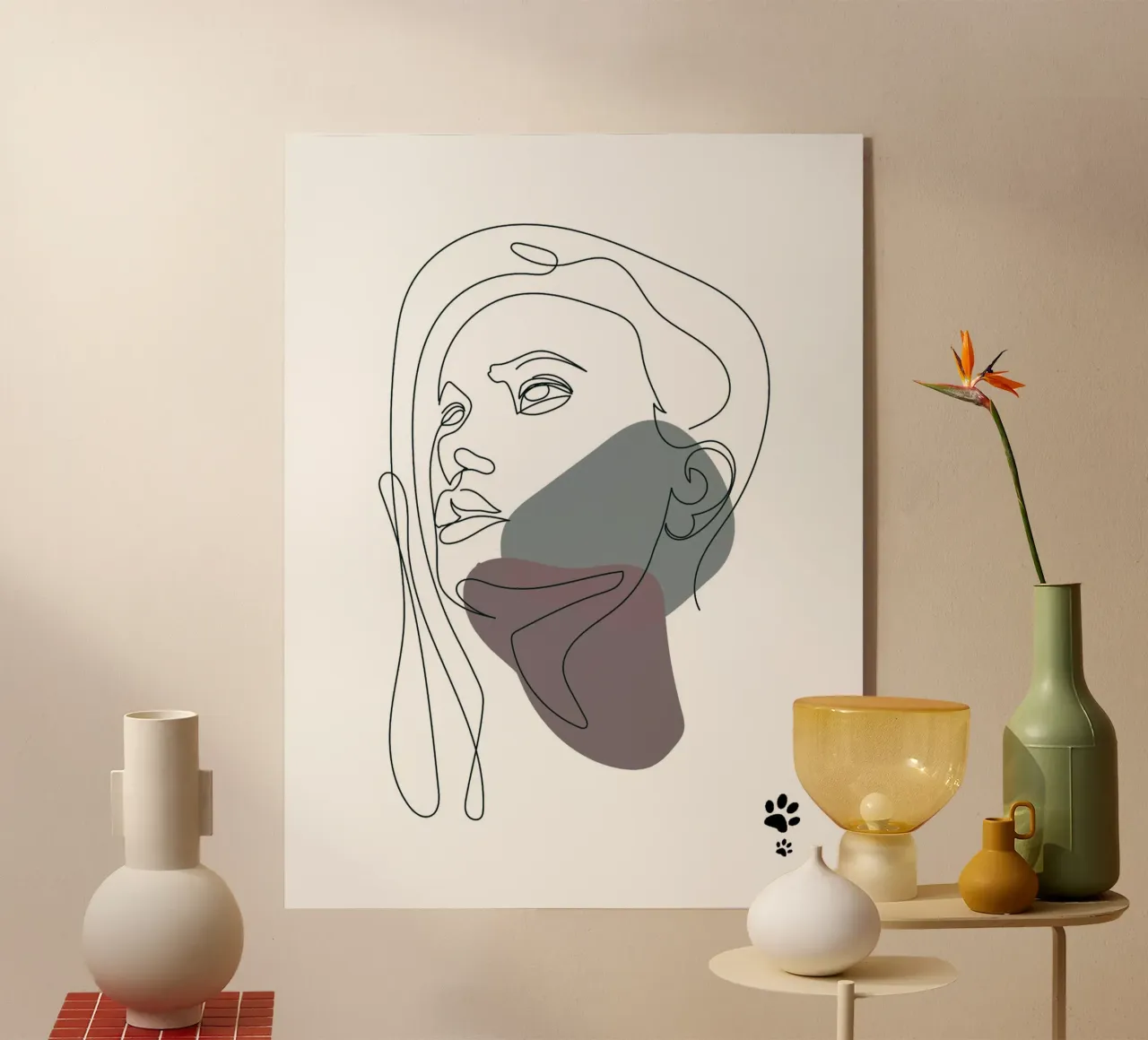 Portrait Of A Woman acrylic glass by catsforyou