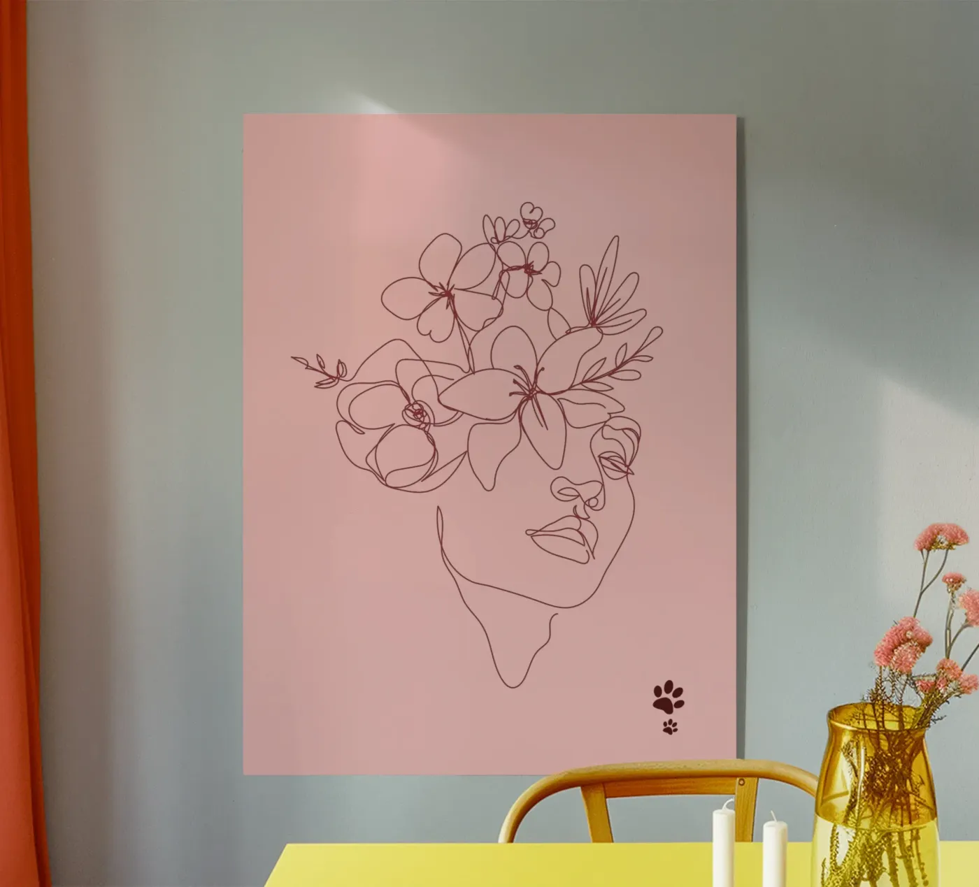 Fiori nella testa plexiglass da catsforyou