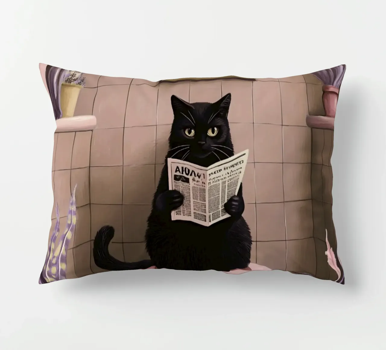 Gatto sul water cuscino da catsforyou