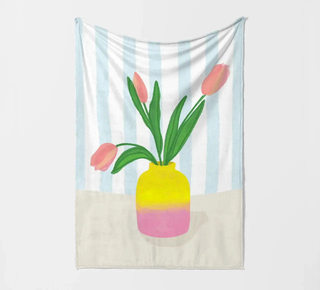 Spring is coming coperta in pile da designlenamarie