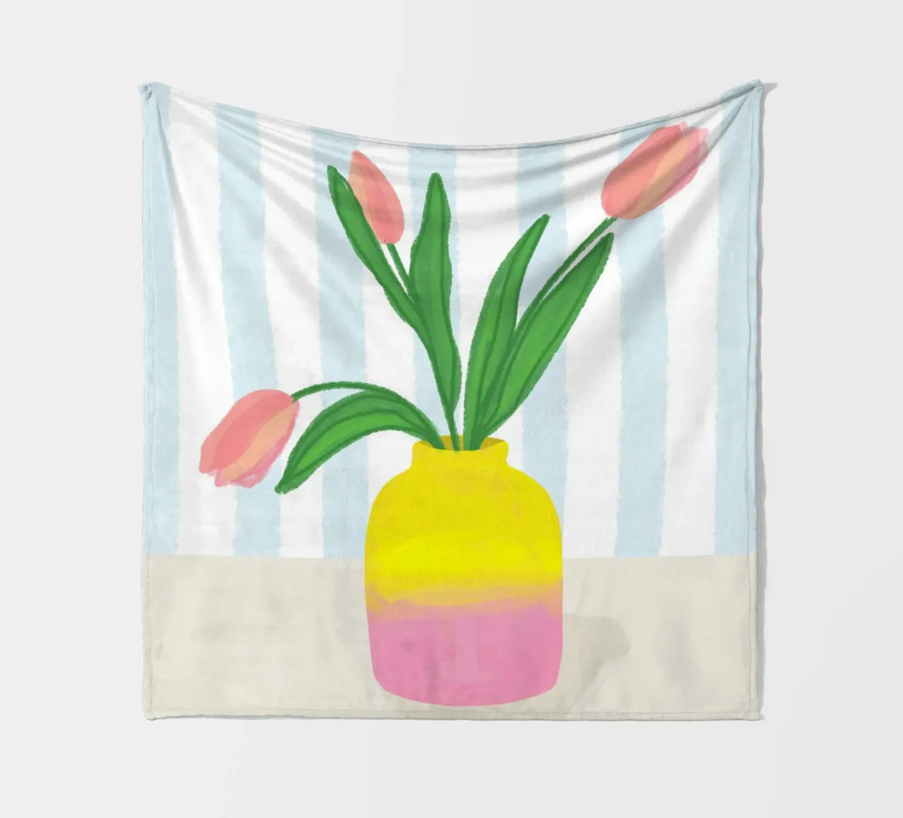 Spring is coming coperta in pile da designlenamarie