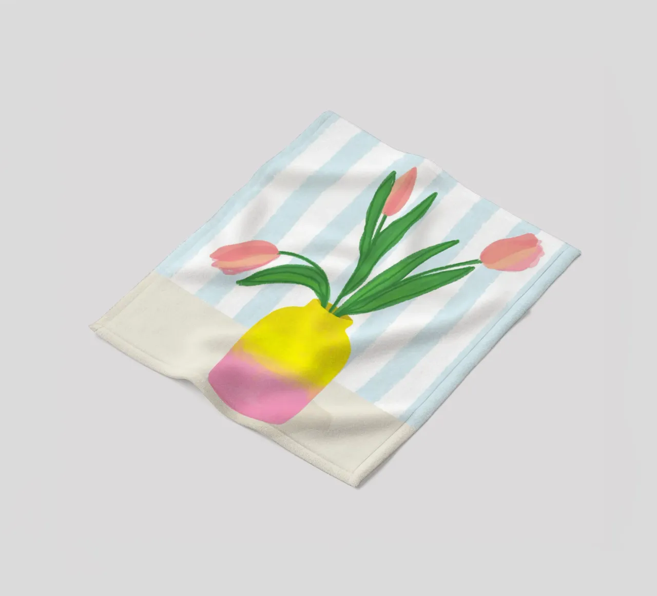 Spring is coming coperta in pile da designlenamarie