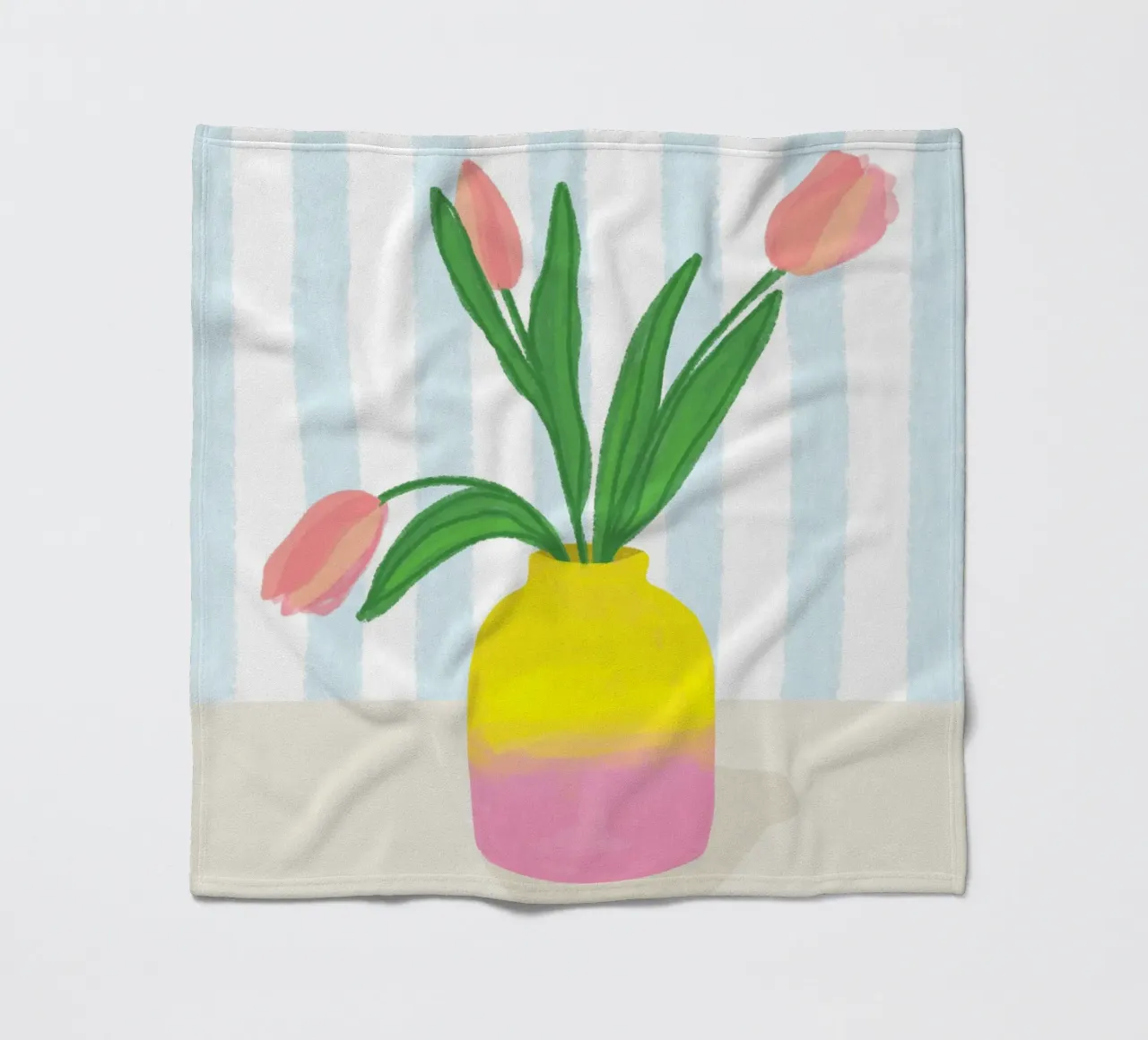 Spring is coming coperta in pile da designlenamarie