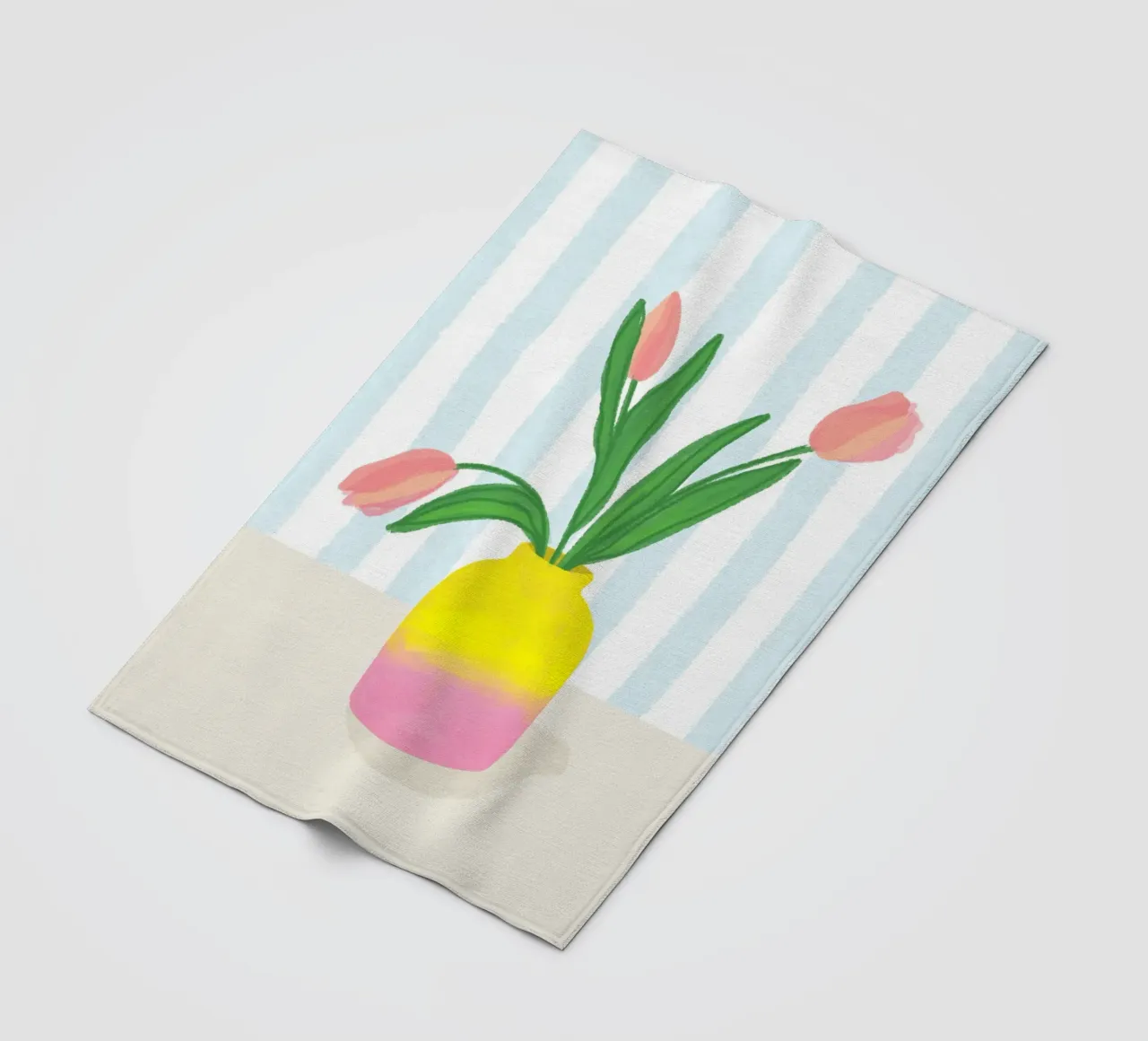 Spring is coming coperta in pile da designlenamarie