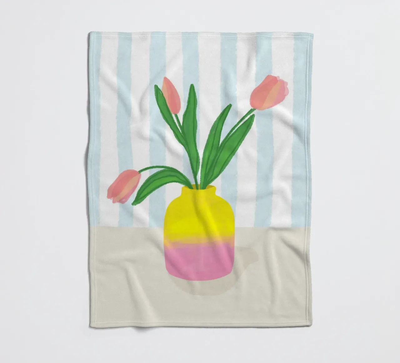 Spring is coming coperta in pile da designlenamarie