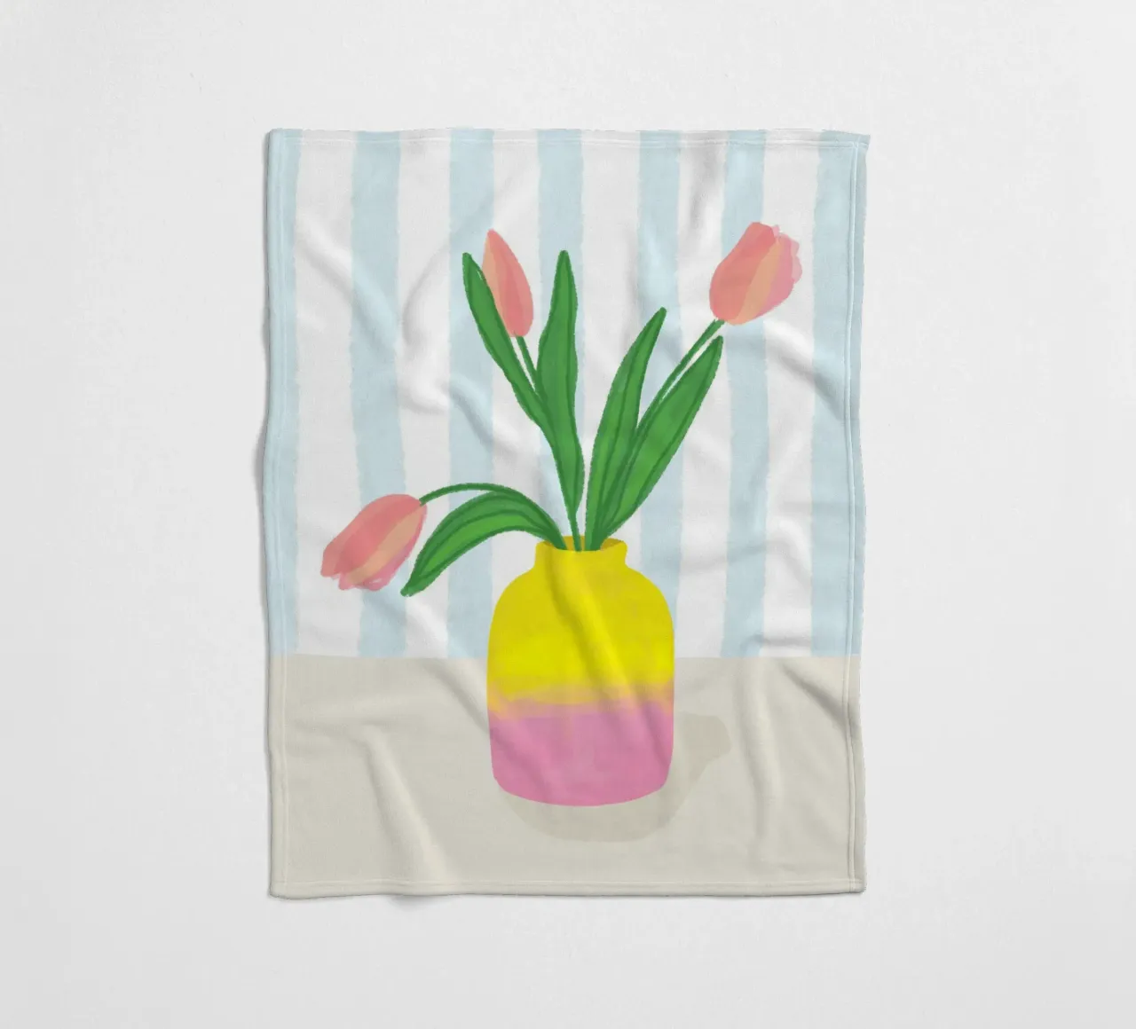 Spring is coming coperta in pile da designlenamarie