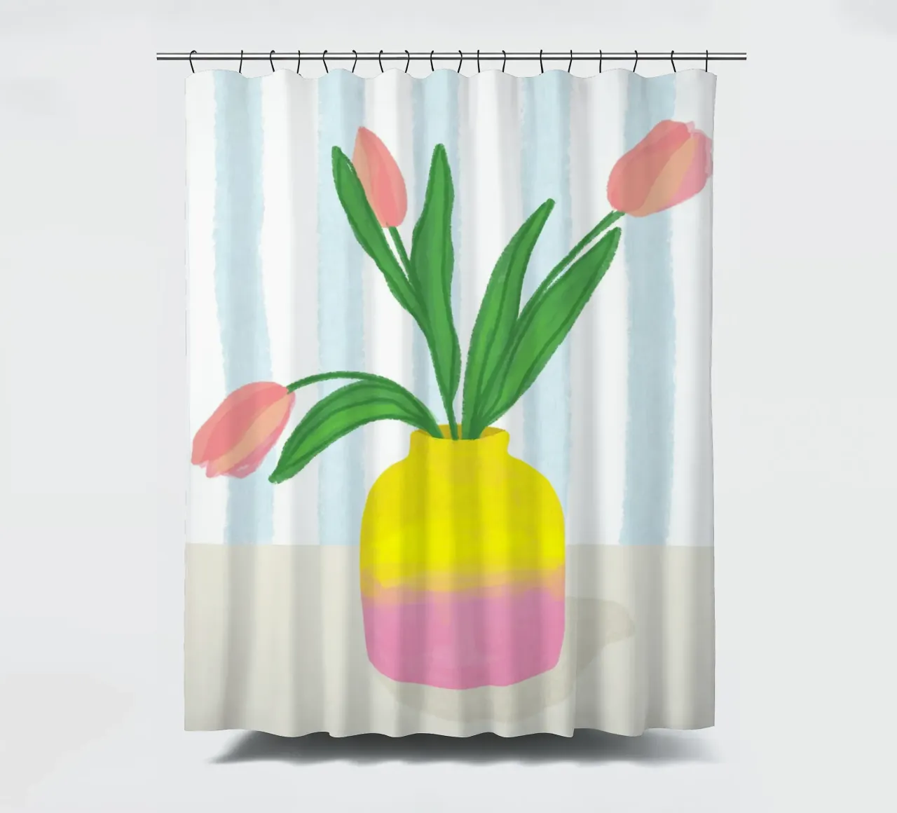 Spring is coming tenda da doccia da designlenamarie