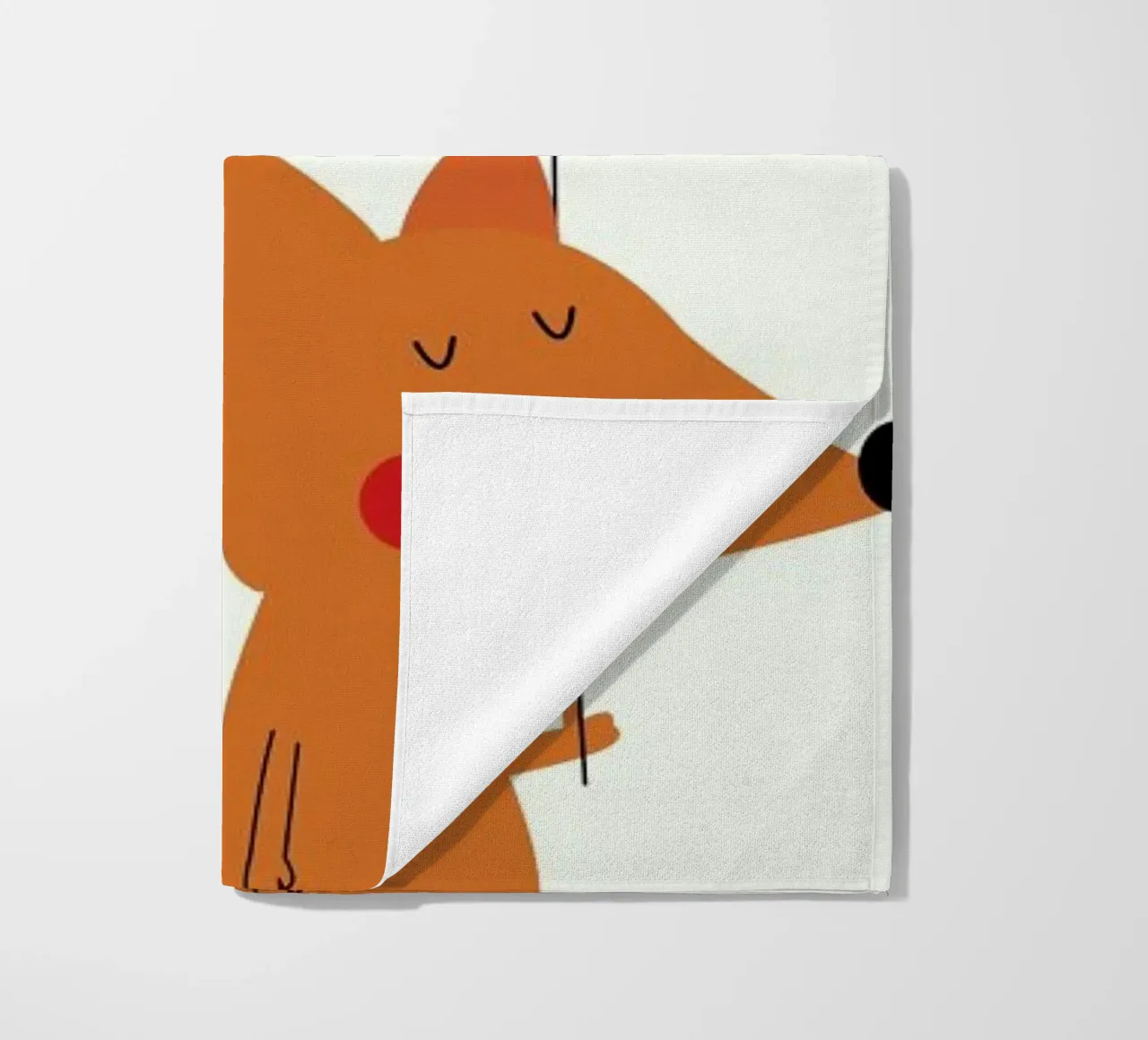 Fox with a Red Balloon telo mare da Karin Bijlsma