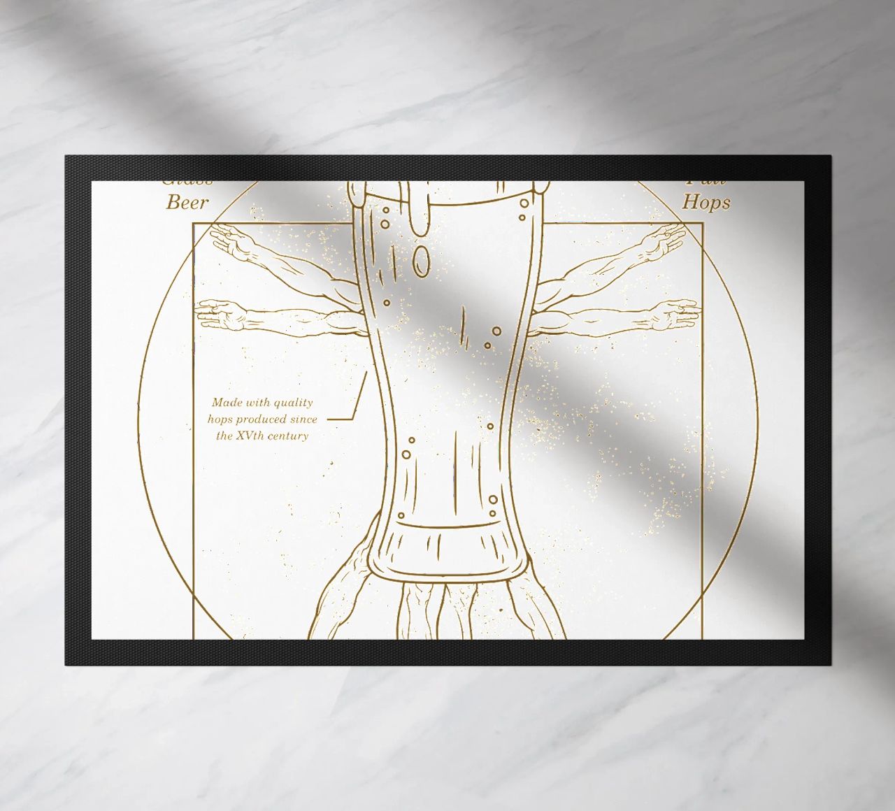 Vitruvian Beer zerbino da LM2KONE