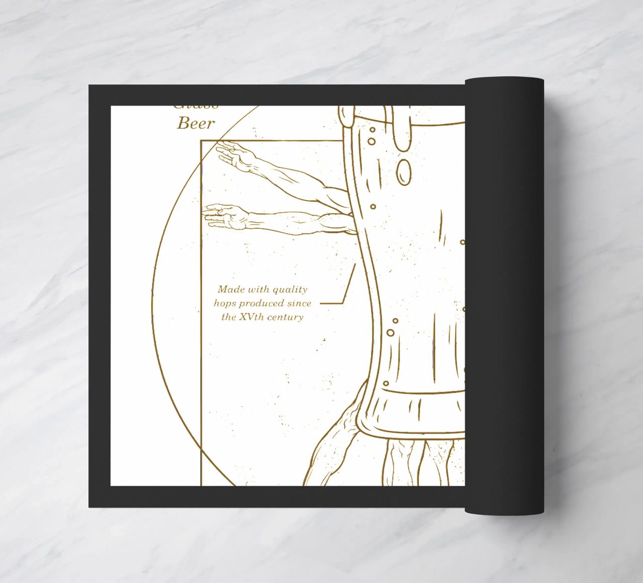 Vitruvian Beer zerbino da LM2KONE
