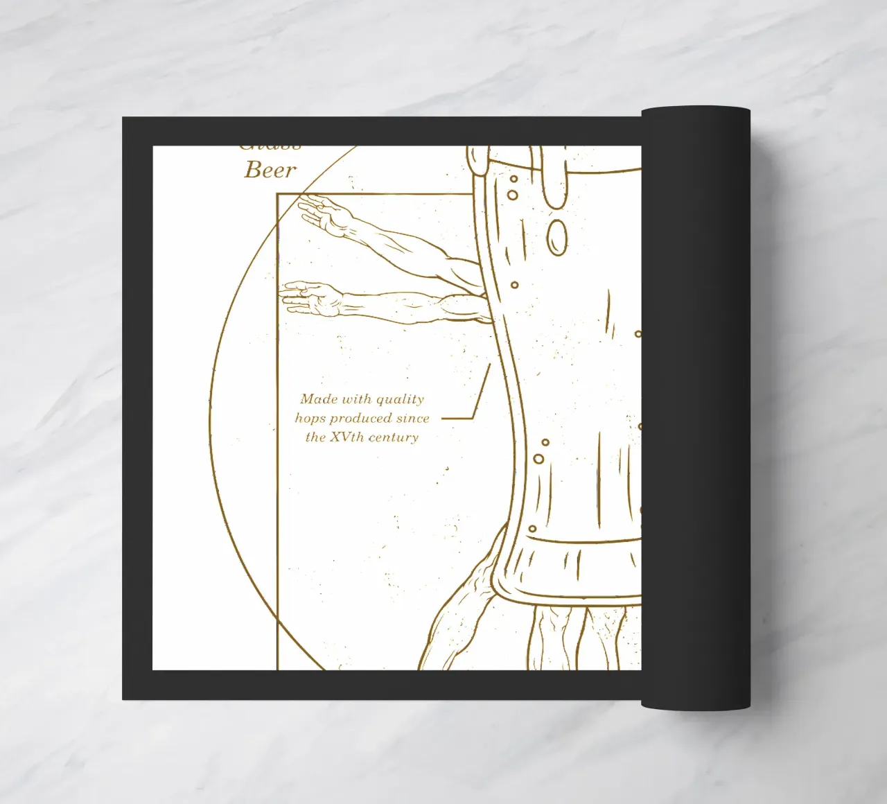 Vitruvian Beer zerbino da LM2KONE