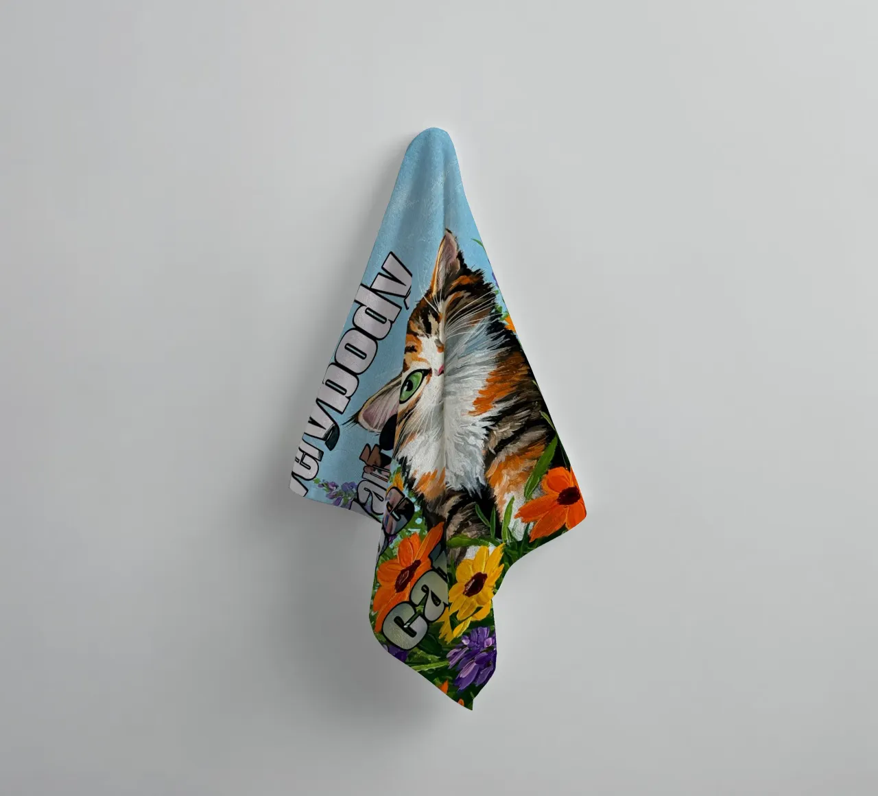 Everybody Wants To Be A Cat towel by catsforyou