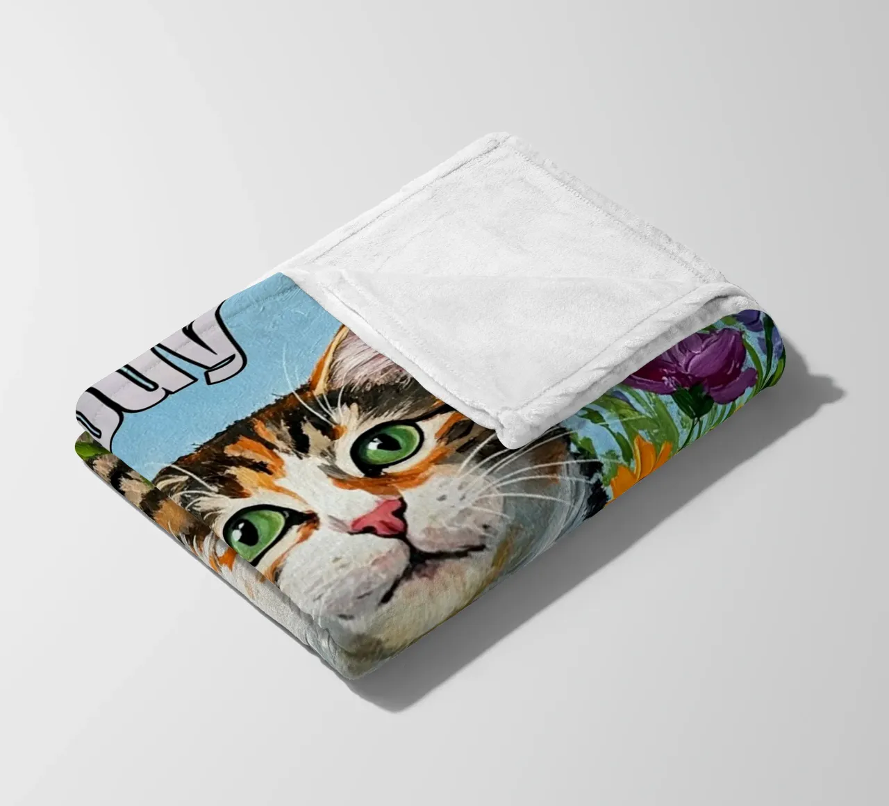 Everybody Wants To Be A Cat fleece blanket by catsforyou
