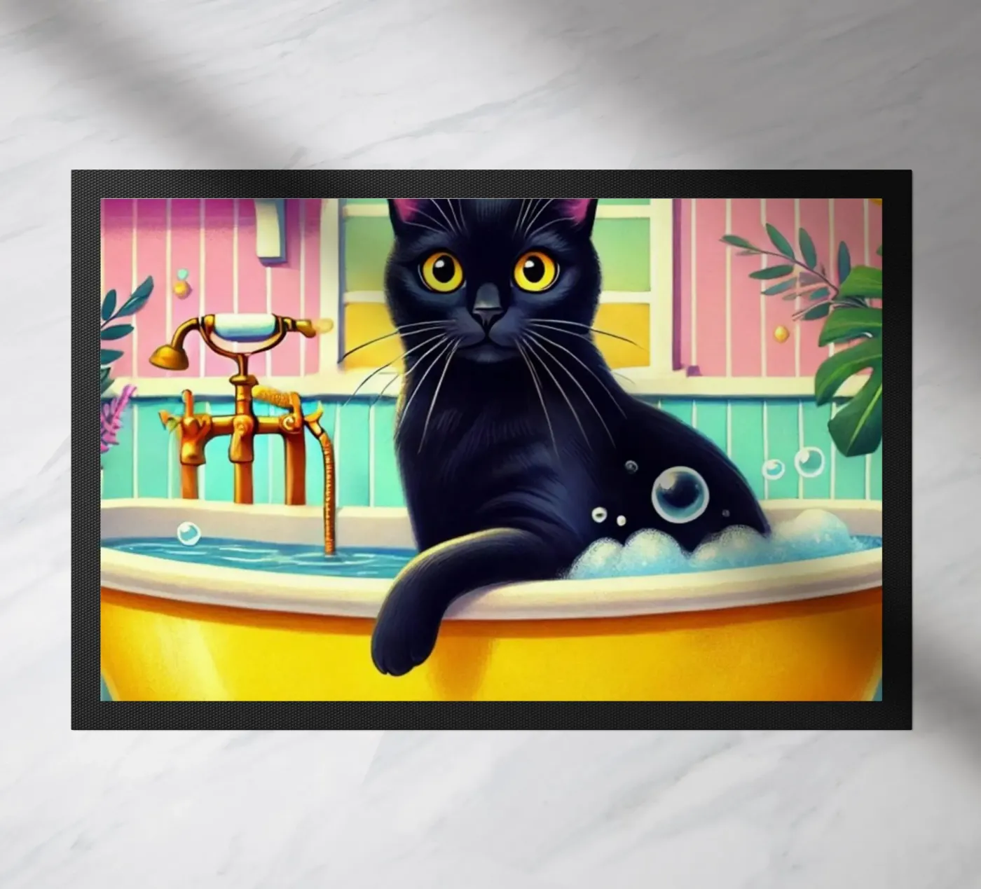 Shower Time doormat by catsforyou