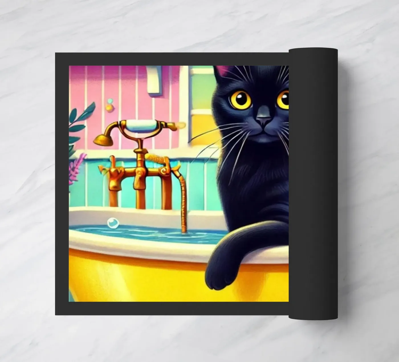 Shower Time doormat by catsforyou