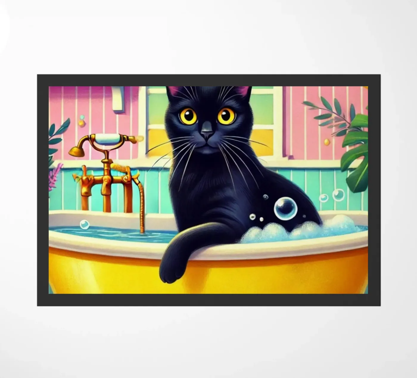 Shower Time doormat by catsforyou