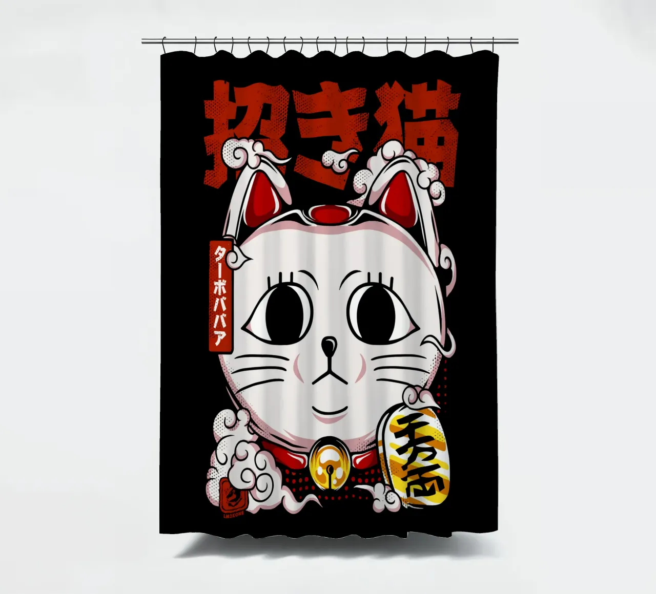Maneki Neko - Turbo-Oma Duschvorhang von LM2KONE