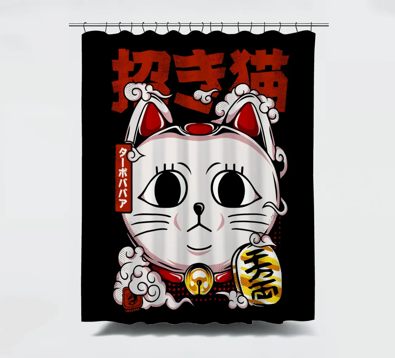 Maneki Neko - Turbo-Oma Duschvorhang von LM2KONE