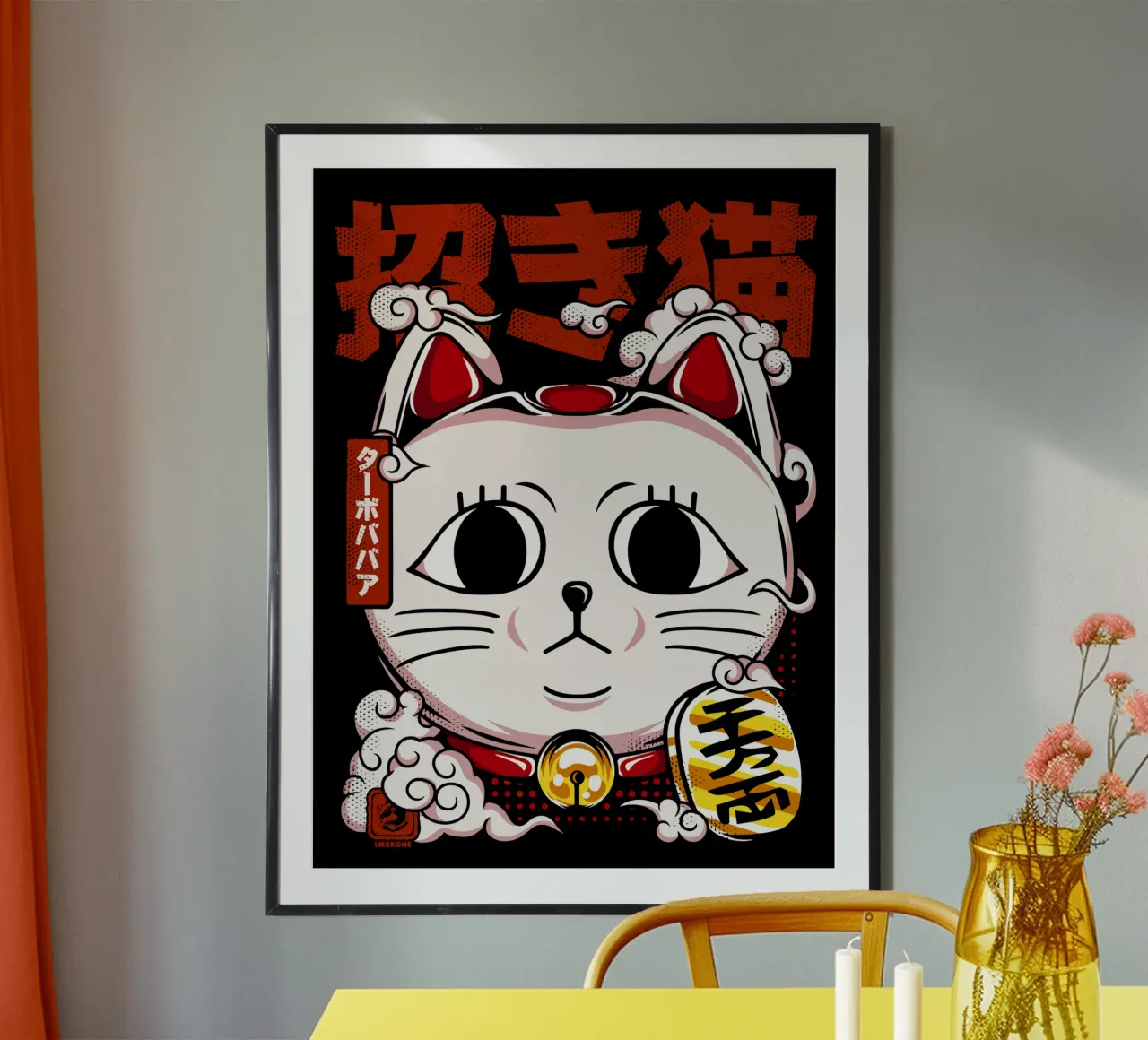 Maneki Neko - Turbo-Oma Hahnemühle von LM2KONE