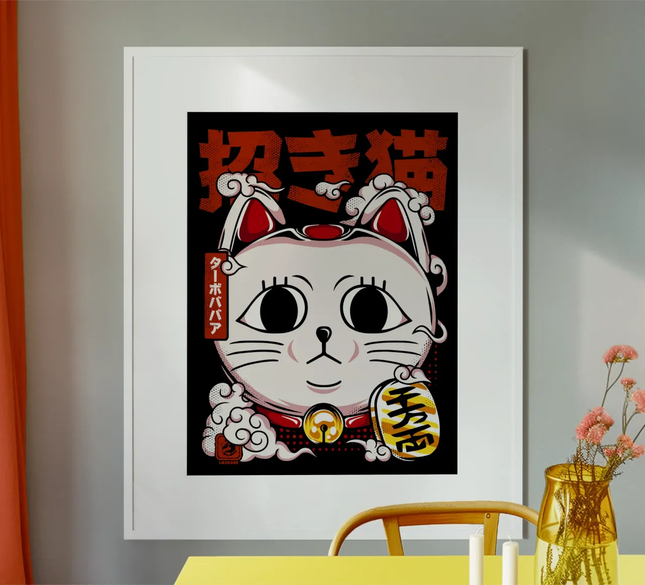 Maneki Neko - Turbo-Oma Hahnemühle von LM2KONE