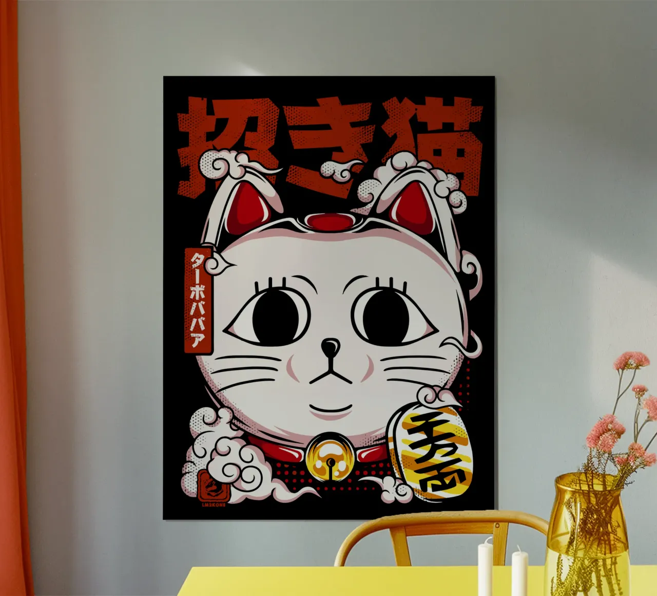 Maneki Neko - Turbo-Oma Hahnemühle von LM2KONE