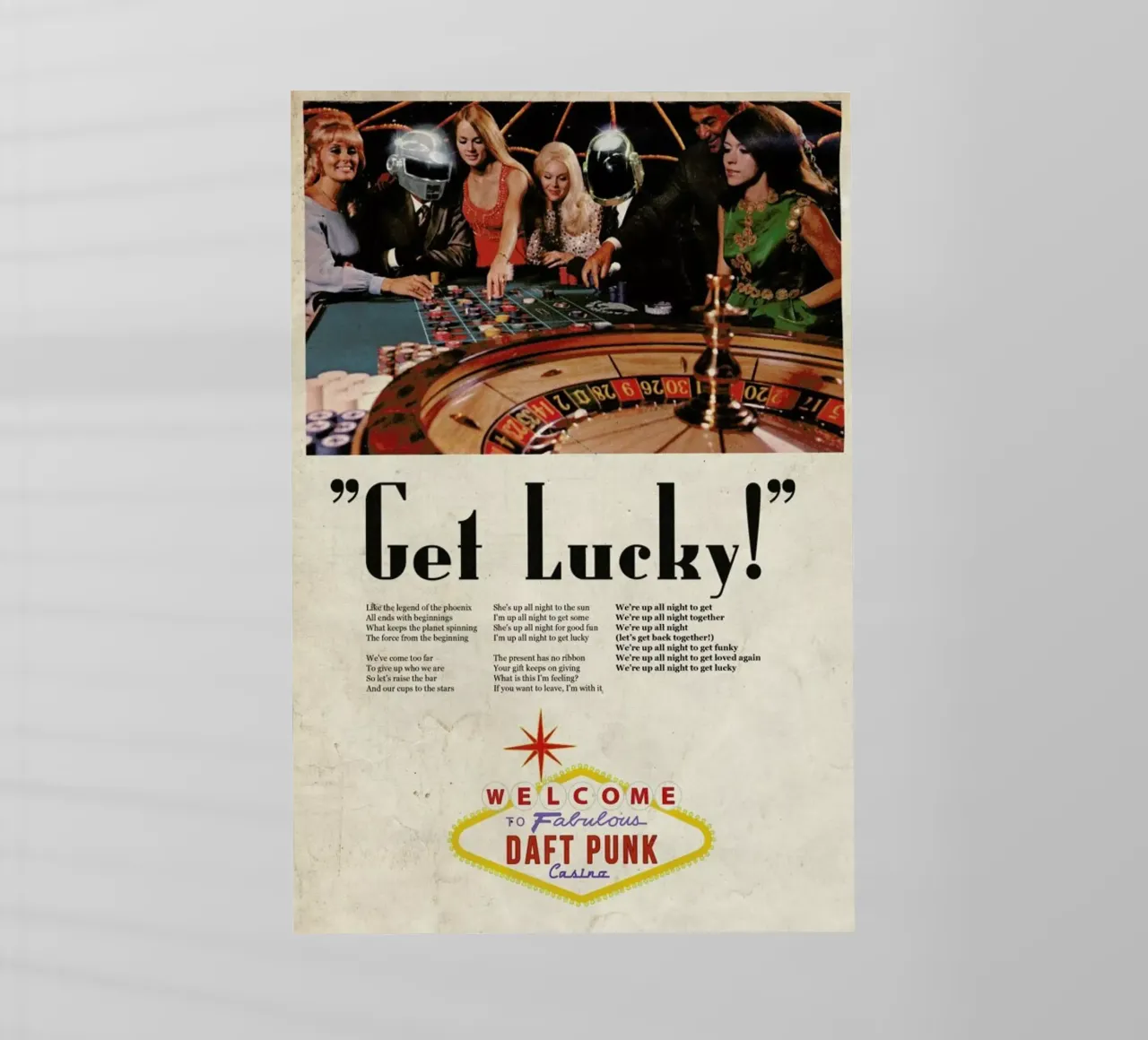 Get Lucky ! pellicola backlit da Ads Libitum