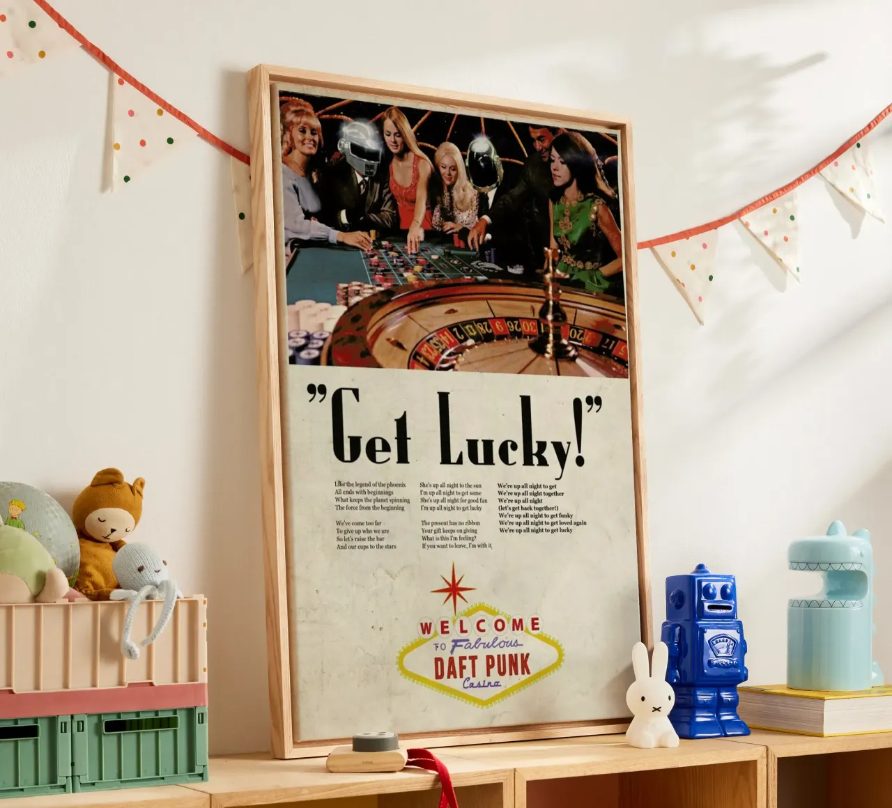 Get Lucky ! tela con Cornice a cassetta da Ads Libitum