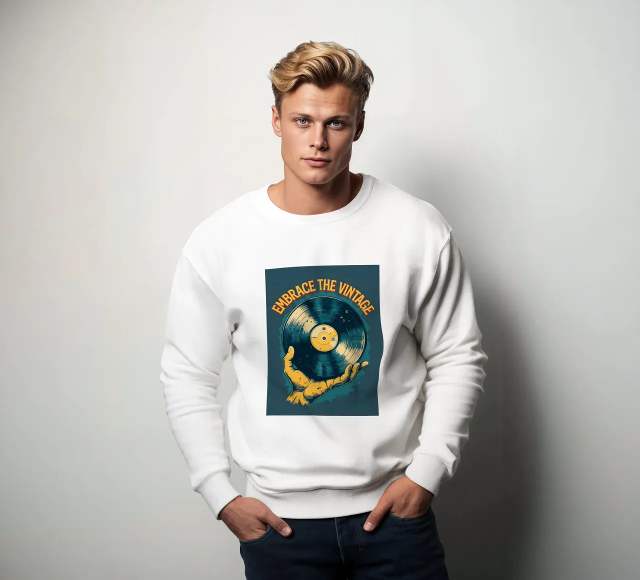 Embrace The Vintage sweatshirt by RETRO VINTAGE EDITION