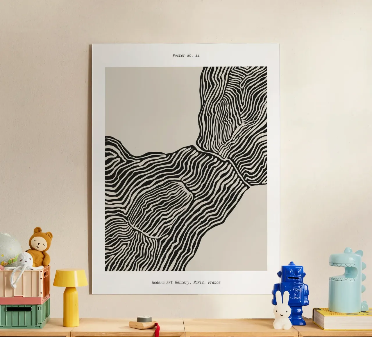 Modern Art Poster No 01 plexiglass da treechild