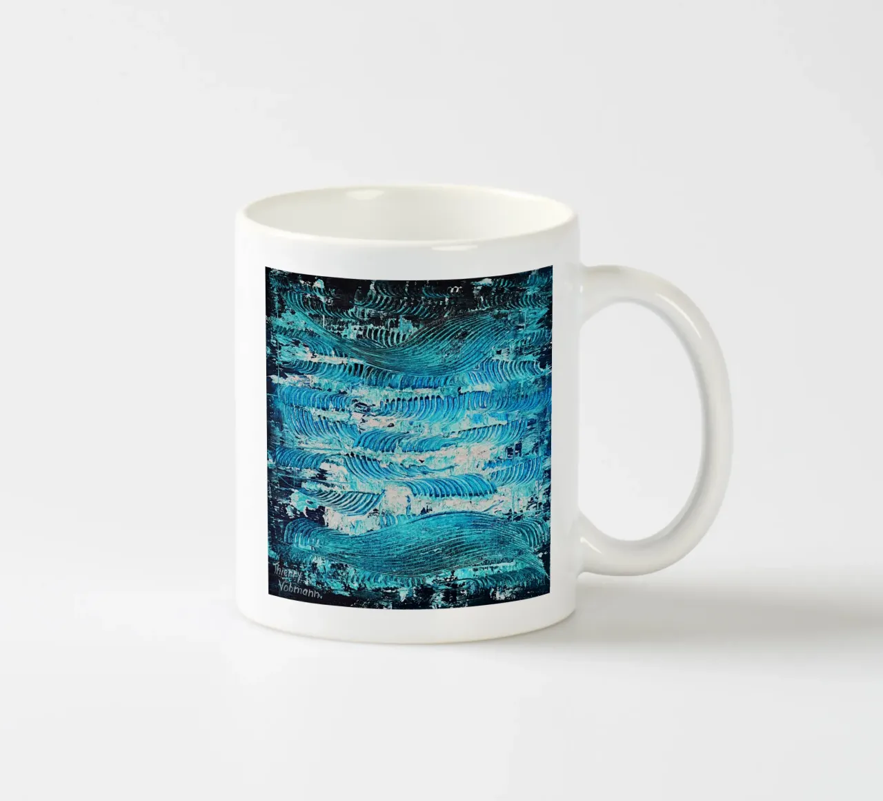 3D DREAM 13 tazza in ceramica da Thierry Vobmann Abstract painting