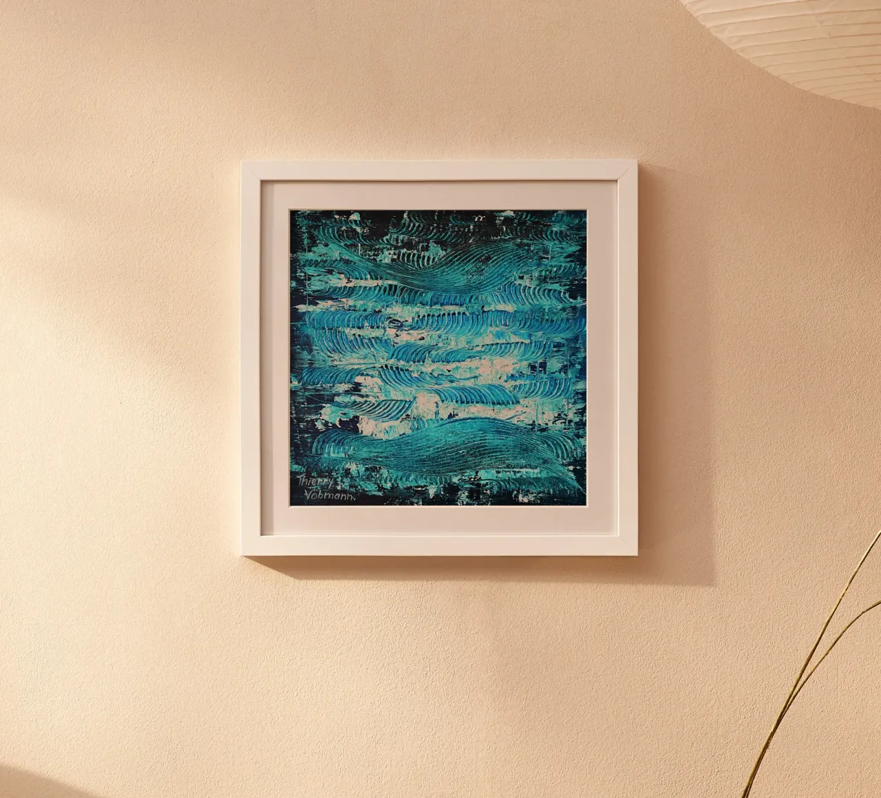 3D DREAM 13 poster con telaio in plastica da Thierry Vobmann Abstract painting