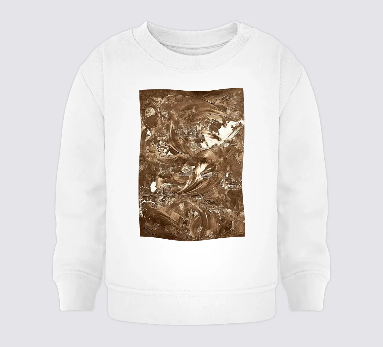 SEPIA 28 felpa neonato da Thierry Vobmann Abstract painting