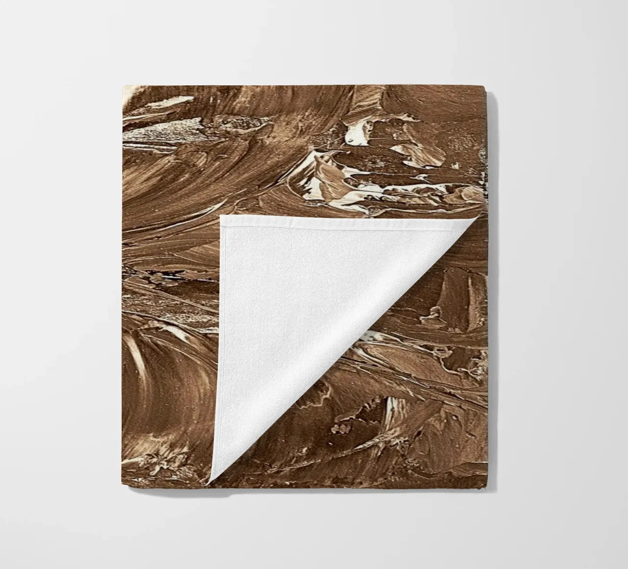 SEPIA 28 strandhanddoek van Thierry Vobmann Abstract painting